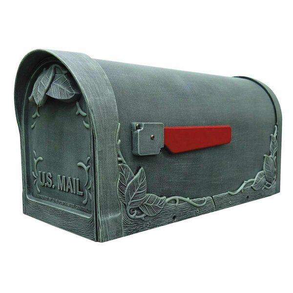 Special Lite Products Floral Curbside Mailbox - Verde Green SCF-1003-VG
